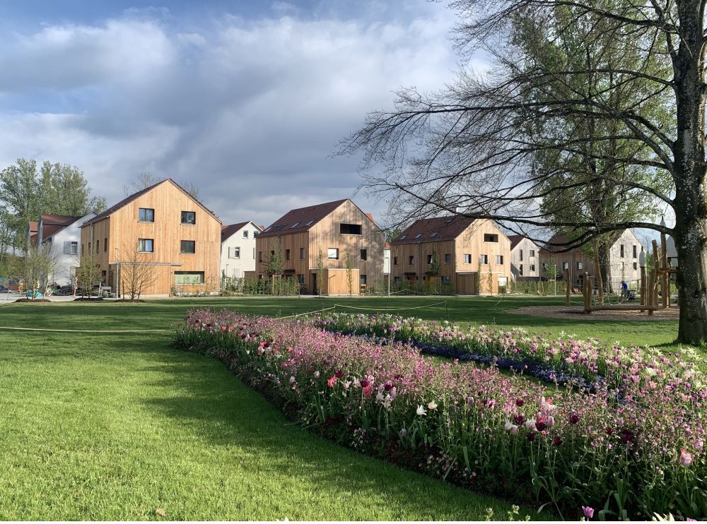Doppelhäuser aus Holz