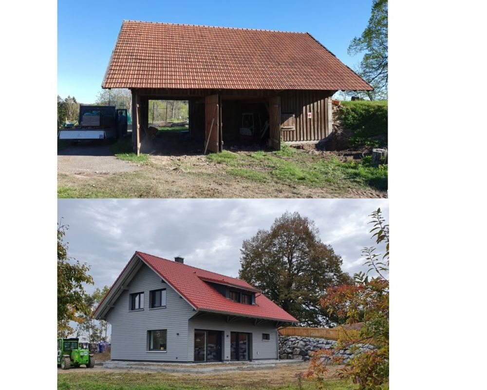 Umbau ehemaliges Stallgebäude in Gottrazhofen